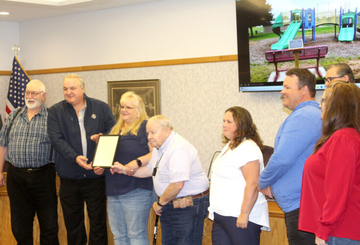 Quinnesec tot lot named for Mary E. Dixon